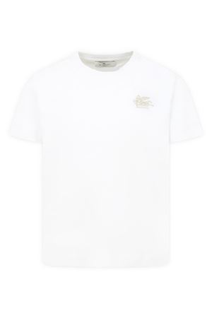 T-shirt con ricamo logo ETRO KIDS | GW8A41Z2081177